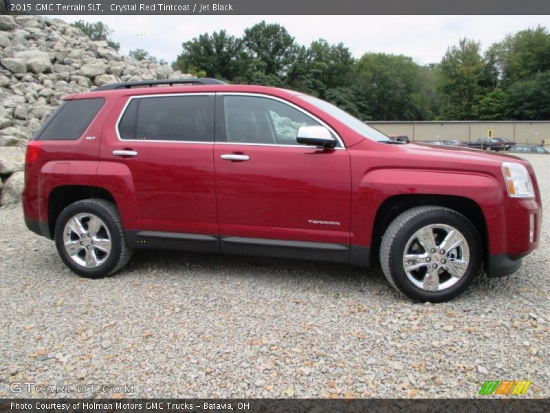 Crystal Red Tintcoat / Jet Black 2015 GMC Terrain SLT