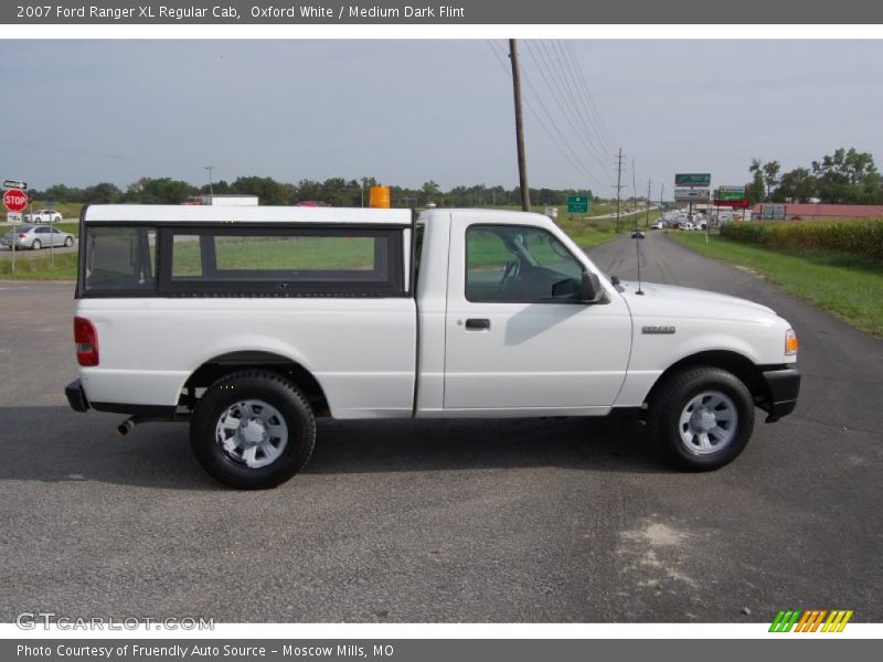 Oxford White / Medium Dark Flint 2007 Ford Ranger XL Regular Cab