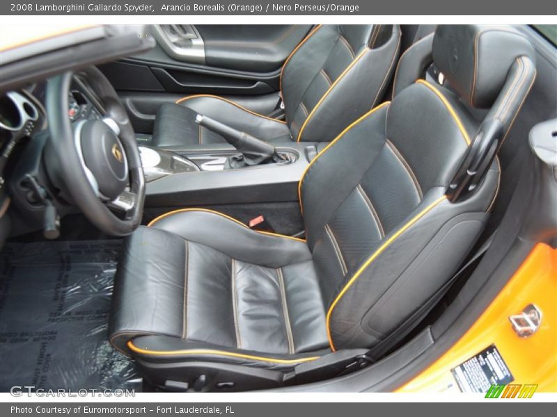 Front Seat of 2008 Gallardo Spyder
