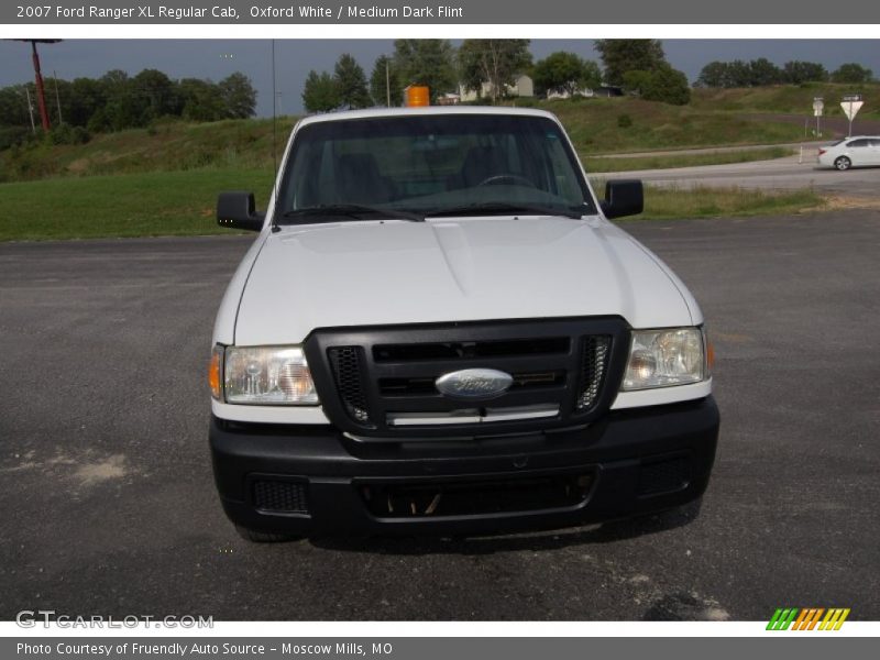 Oxford White / Medium Dark Flint 2007 Ford Ranger XL Regular Cab