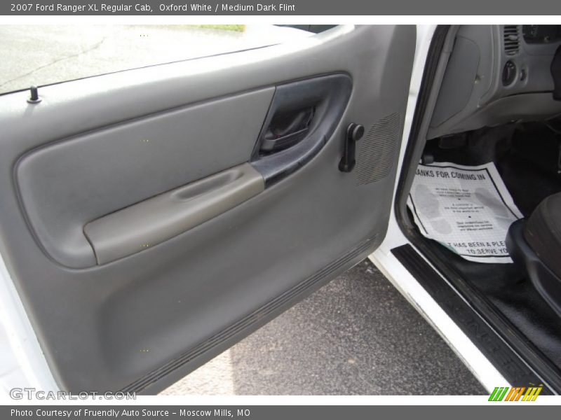 Oxford White / Medium Dark Flint 2007 Ford Ranger XL Regular Cab