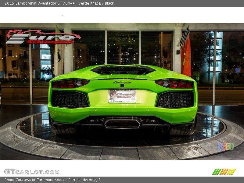 Verde Ithaca / Black 2015 Lamborghini Aventador LP 700-4