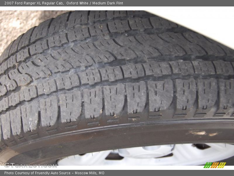 Oxford White / Medium Dark Flint 2007 Ford Ranger XL Regular Cab