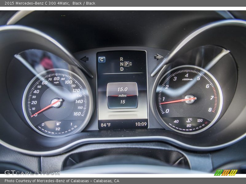 Black / Black 2015 Mercedes-Benz C 300 4Matic