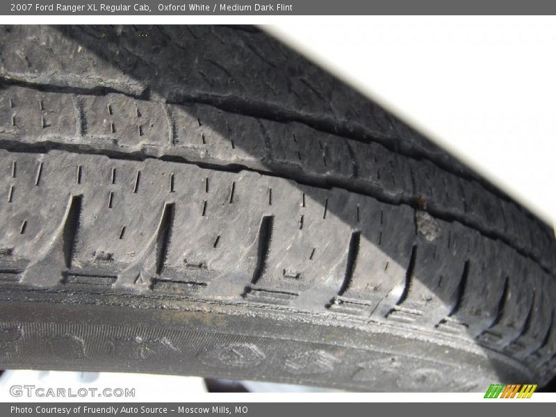 Oxford White / Medium Dark Flint 2007 Ford Ranger XL Regular Cab
