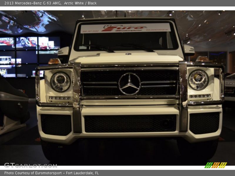 Arctic White / Black 2013 Mercedes-Benz G 63 AMG