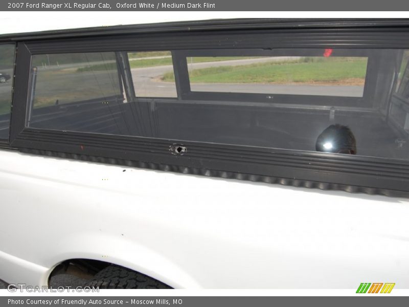 Oxford White / Medium Dark Flint 2007 Ford Ranger XL Regular Cab