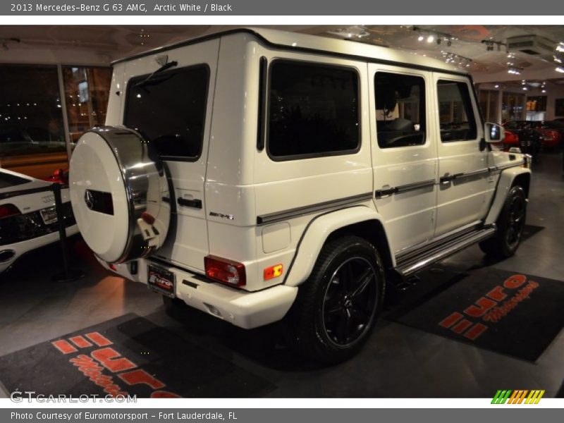 Arctic White / Black 2013 Mercedes-Benz G 63 AMG