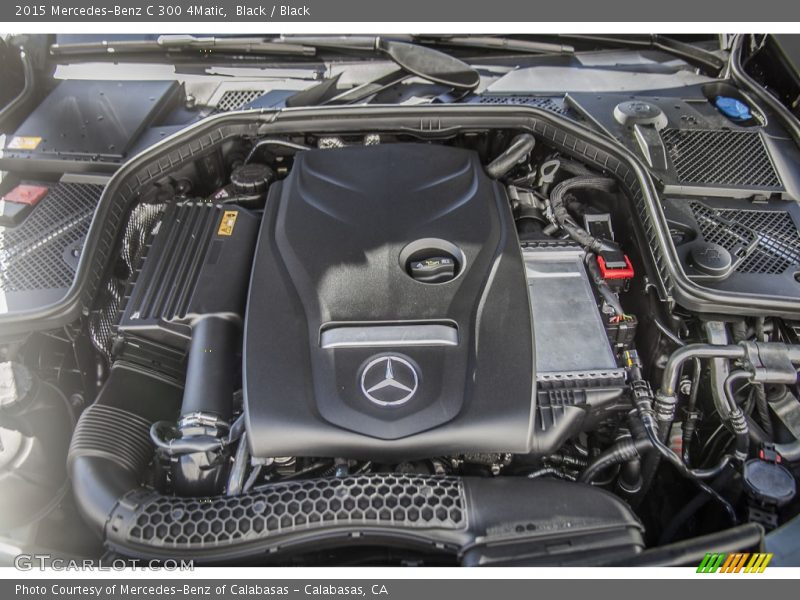 Black / Black 2015 Mercedes-Benz C 300 4Matic