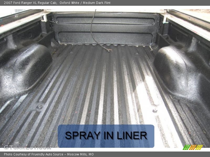 Oxford White / Medium Dark Flint 2007 Ford Ranger XL Regular Cab