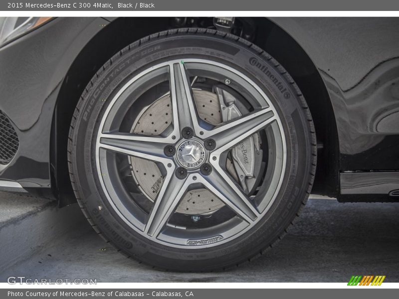 Black / Black 2015 Mercedes-Benz C 300 4Matic