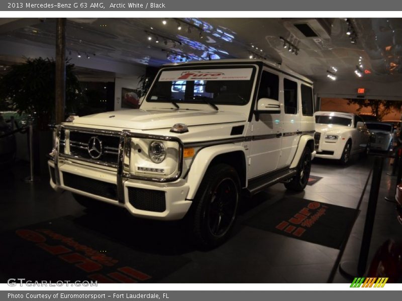 Arctic White / Black 2013 Mercedes-Benz G 63 AMG