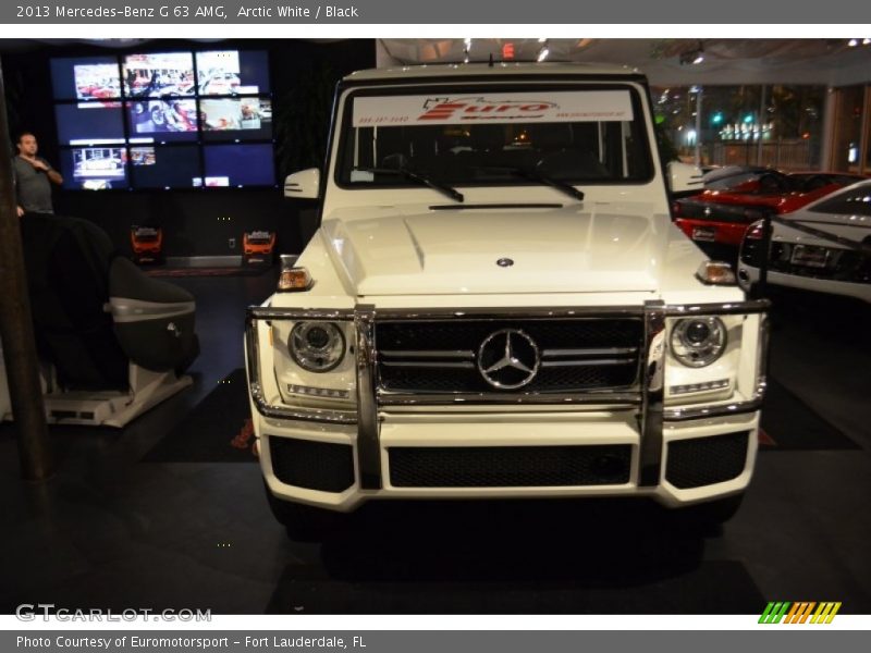 Arctic White / Black 2013 Mercedes-Benz G 63 AMG