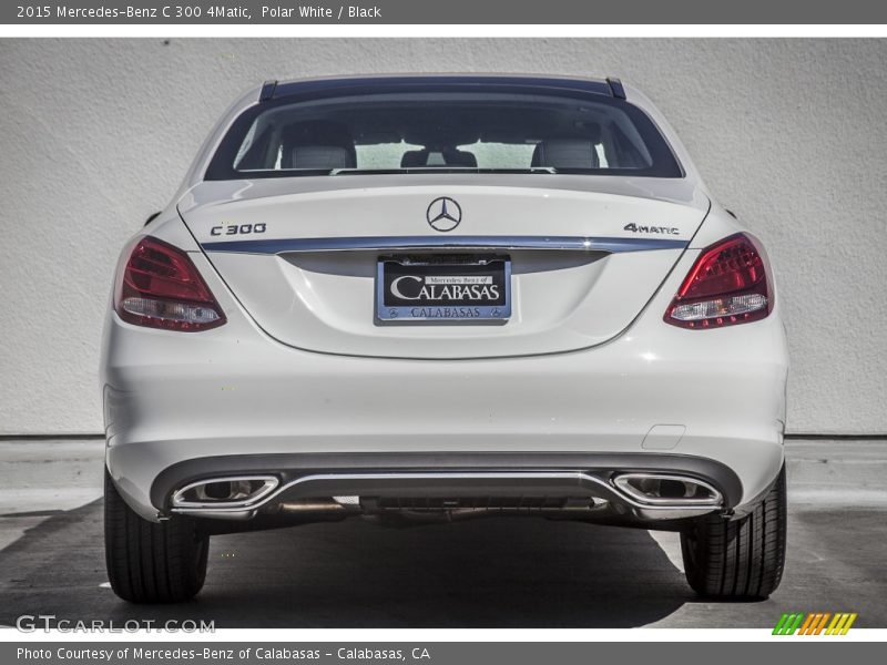Polar White / Black 2015 Mercedes-Benz C 300 4Matic