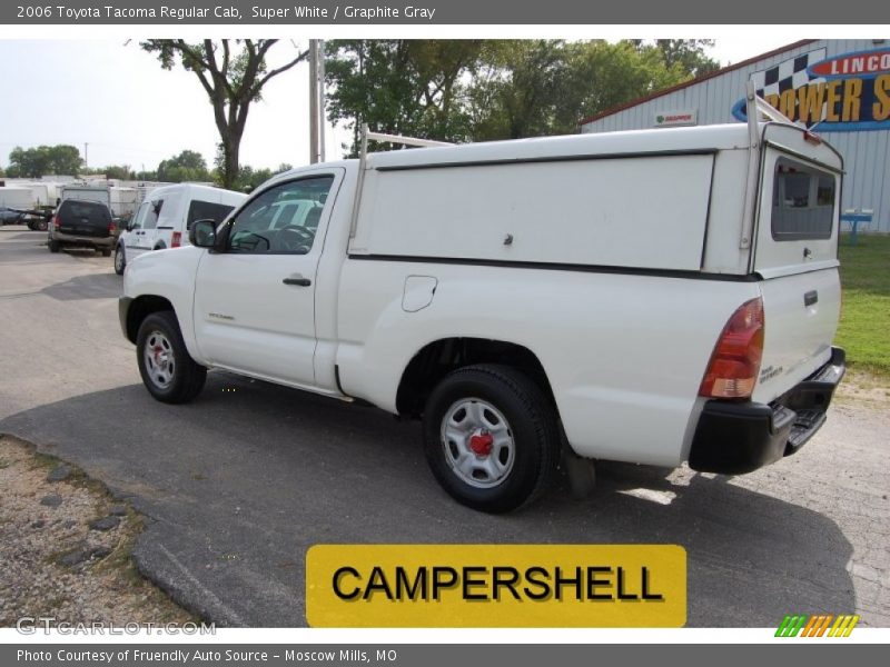 Super White / Graphite Gray 2006 Toyota Tacoma Regular Cab