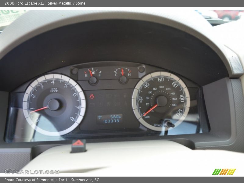 Silver Metallic / Stone 2008 Ford Escape XLS