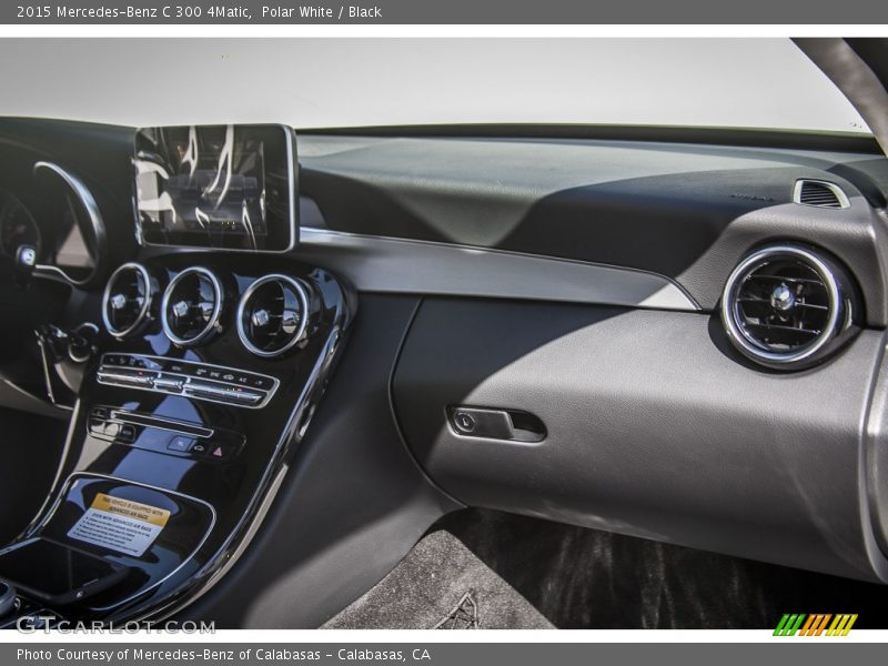 Polar White / Black 2015 Mercedes-Benz C 300 4Matic
