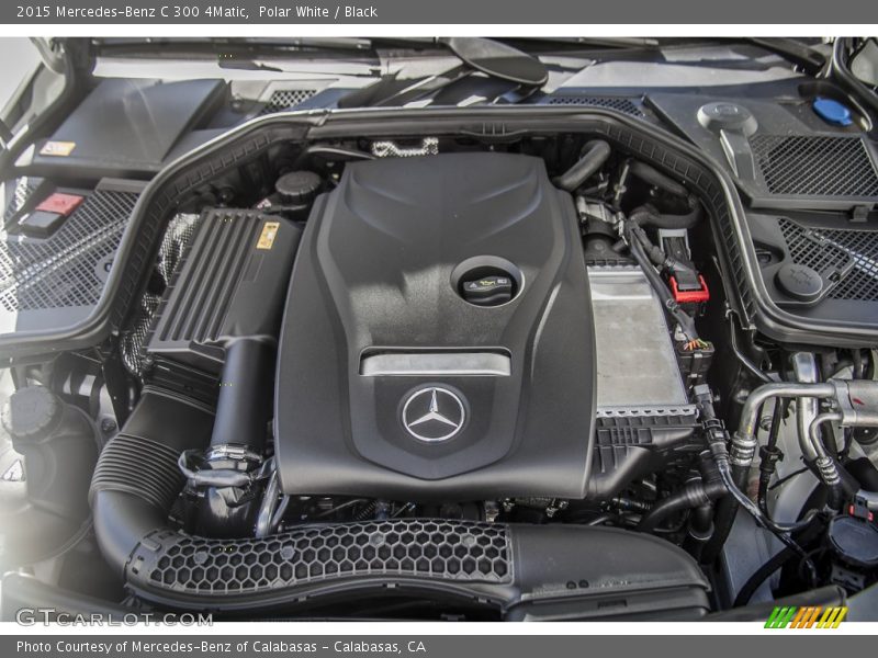 Polar White / Black 2015 Mercedes-Benz C 300 4Matic