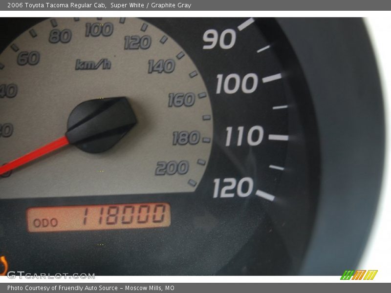 Super White / Graphite Gray 2006 Toyota Tacoma Regular Cab