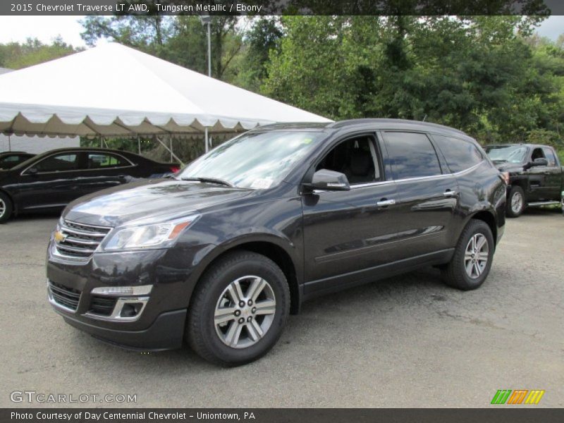 Tungsten Metallic / Ebony 2015 Chevrolet Traverse LT AWD