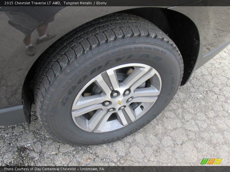 Tungsten Metallic / Ebony 2015 Chevrolet Traverse LT AWD