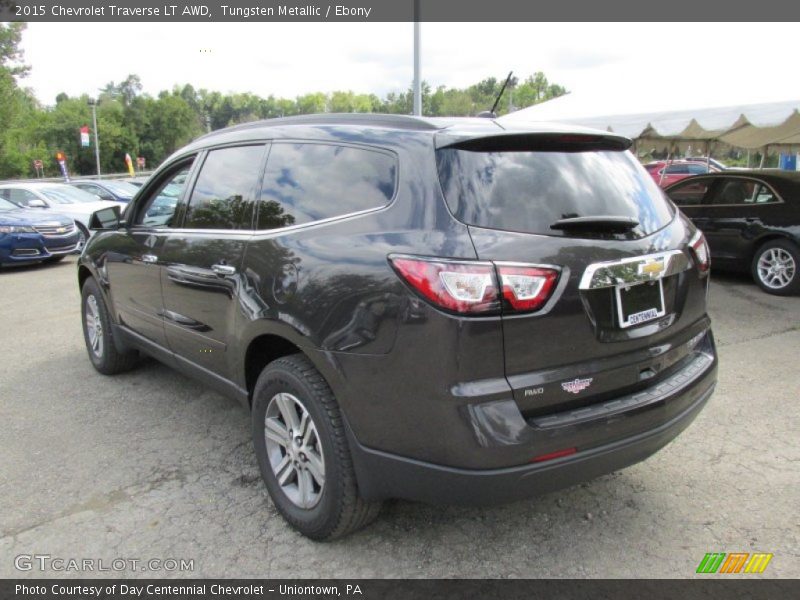 Tungsten Metallic / Ebony 2015 Chevrolet Traverse LT AWD