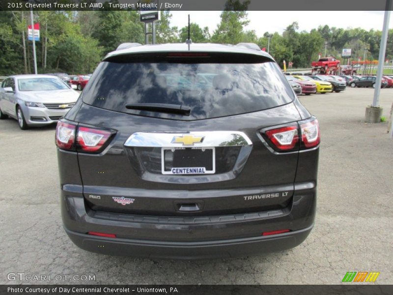 Tungsten Metallic / Ebony 2015 Chevrolet Traverse LT AWD