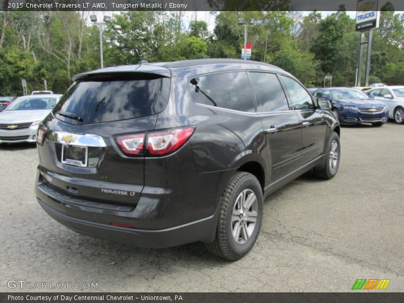 Tungsten Metallic / Ebony 2015 Chevrolet Traverse LT AWD