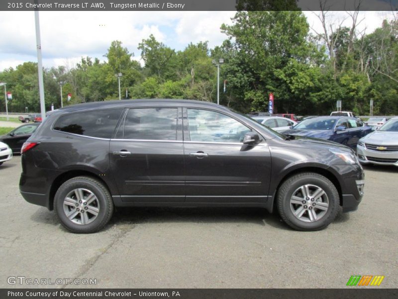 Tungsten Metallic / Ebony 2015 Chevrolet Traverse LT AWD