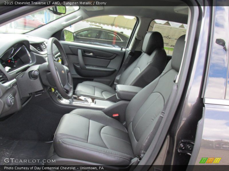 Tungsten Metallic / Ebony 2015 Chevrolet Traverse LT AWD