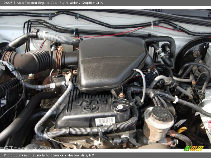 Super White / Graphite Gray 2006 Toyota Tacoma Regular Cab