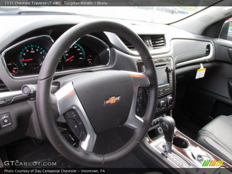 Tungsten Metallic / Ebony 2015 Chevrolet Traverse LT AWD