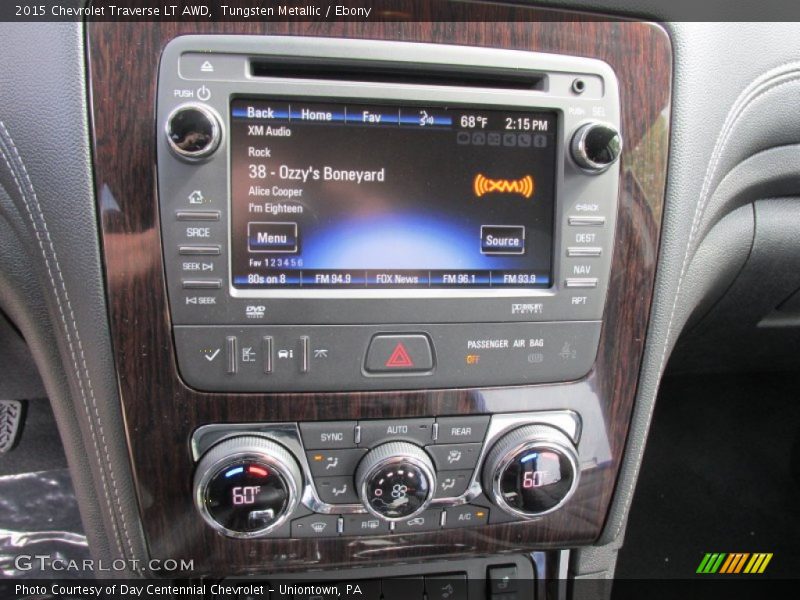 Tungsten Metallic / Ebony 2015 Chevrolet Traverse LT AWD