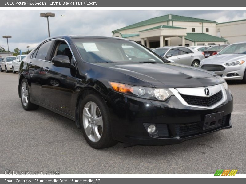 Crystal Black Pearl / Ebony 2010 Acura TSX Sedan