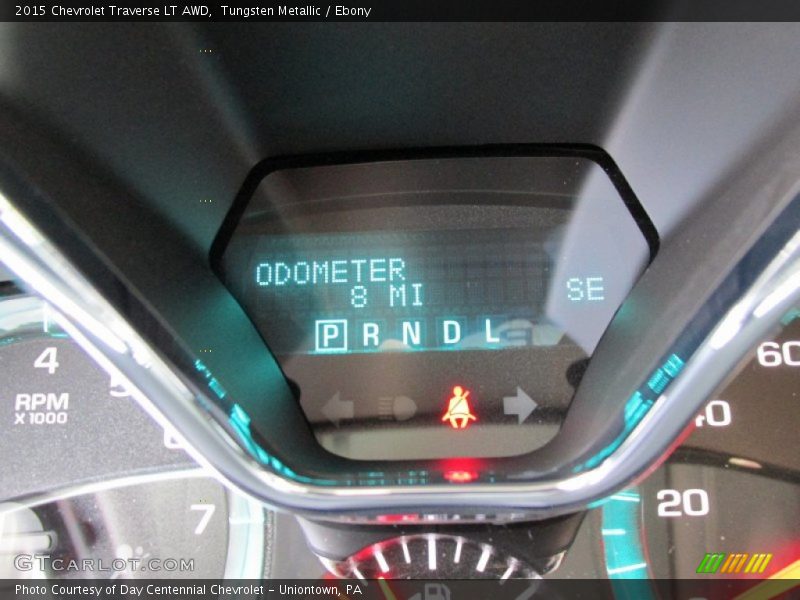 Tungsten Metallic / Ebony 2015 Chevrolet Traverse LT AWD