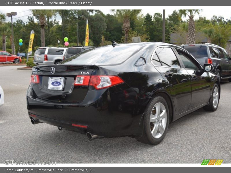 Crystal Black Pearl / Ebony 2010 Acura TSX Sedan