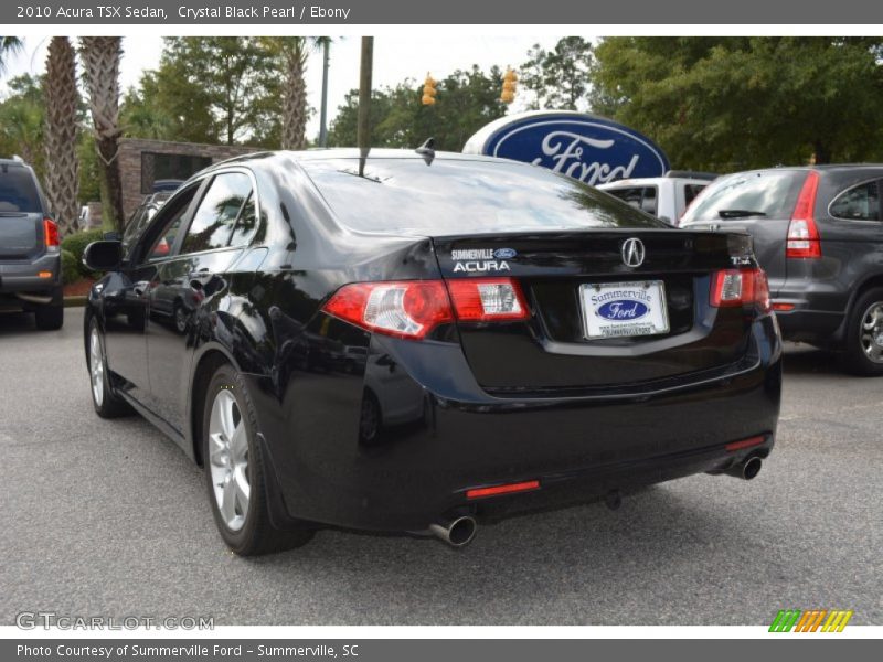 Crystal Black Pearl / Ebony 2010 Acura TSX Sedan