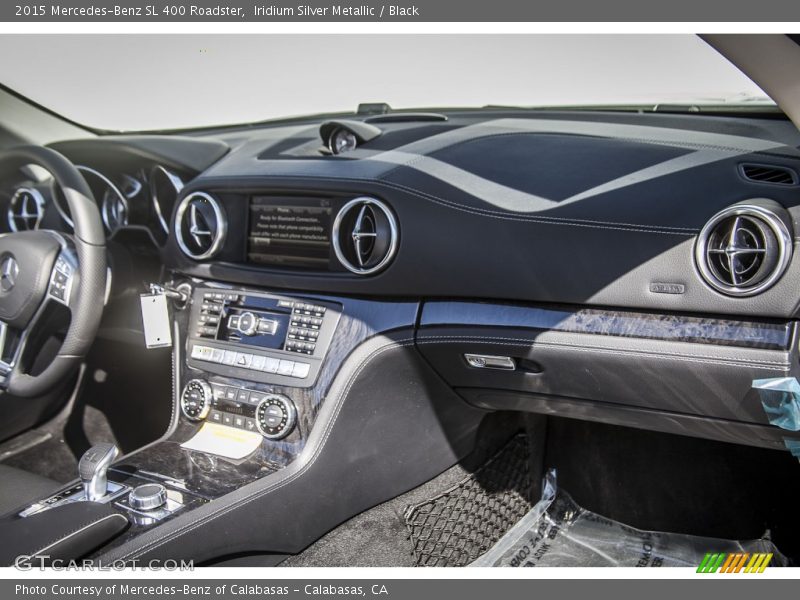 Iridium Silver Metallic / Black 2015 Mercedes-Benz SL 400 Roadster