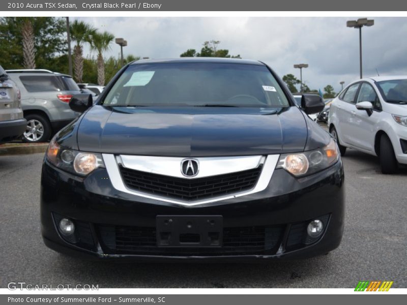 Crystal Black Pearl / Ebony 2010 Acura TSX Sedan
