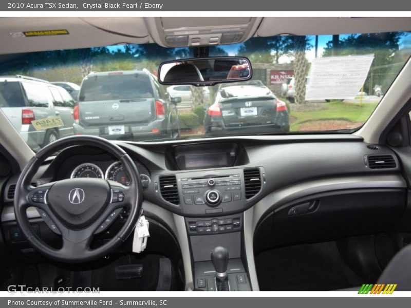 Crystal Black Pearl / Ebony 2010 Acura TSX Sedan