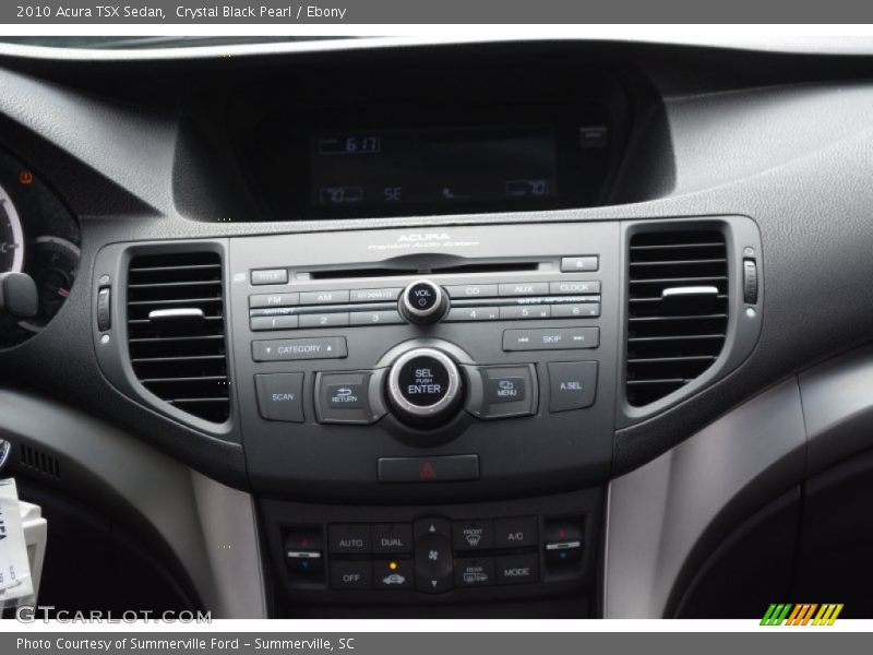 Crystal Black Pearl / Ebony 2010 Acura TSX Sedan