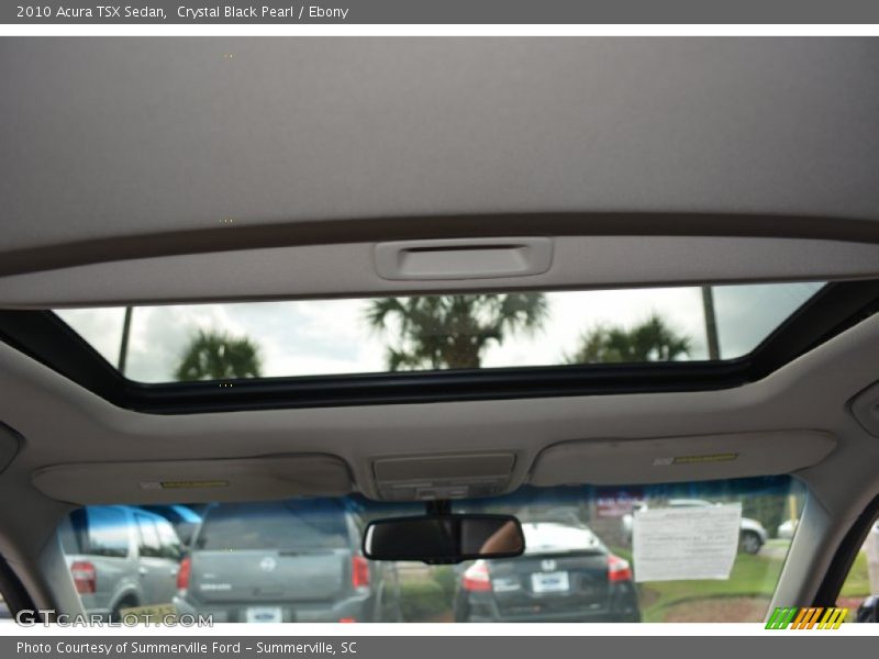Crystal Black Pearl / Ebony 2010 Acura TSX Sedan