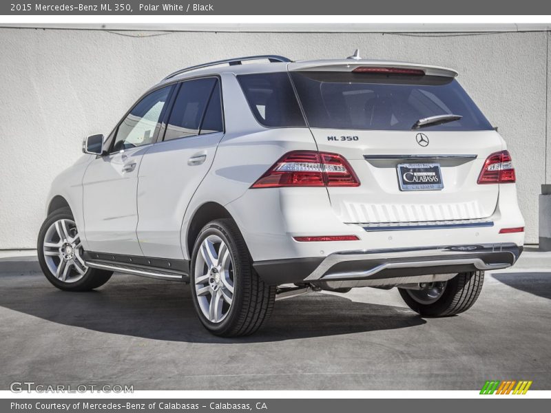 Polar White / Black 2015 Mercedes-Benz ML 350