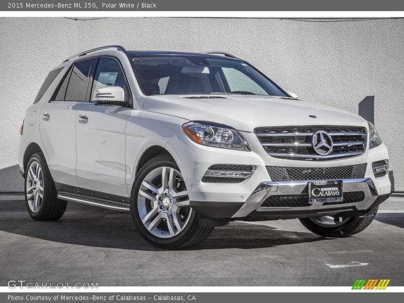 Polar White / Black 2015 Mercedes-Benz ML 350