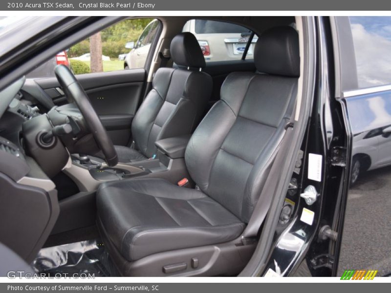 Crystal Black Pearl / Ebony 2010 Acura TSX Sedan
