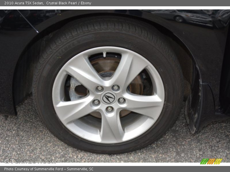 Crystal Black Pearl / Ebony 2010 Acura TSX Sedan