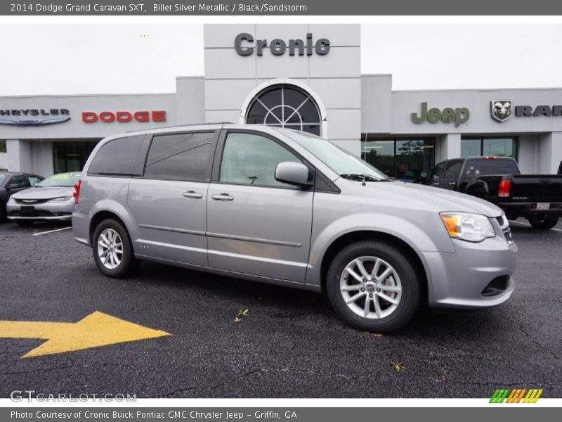 Billet Silver Metallic / Black/Sandstorm 2014 Dodge Grand Caravan SXT