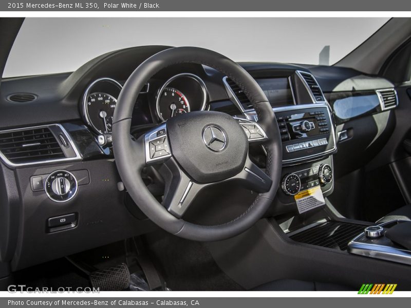 Polar White / Black 2015 Mercedes-Benz ML 350