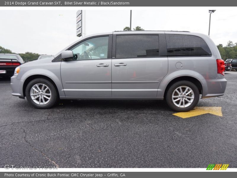 Billet Silver Metallic / Black/Sandstorm 2014 Dodge Grand Caravan SXT