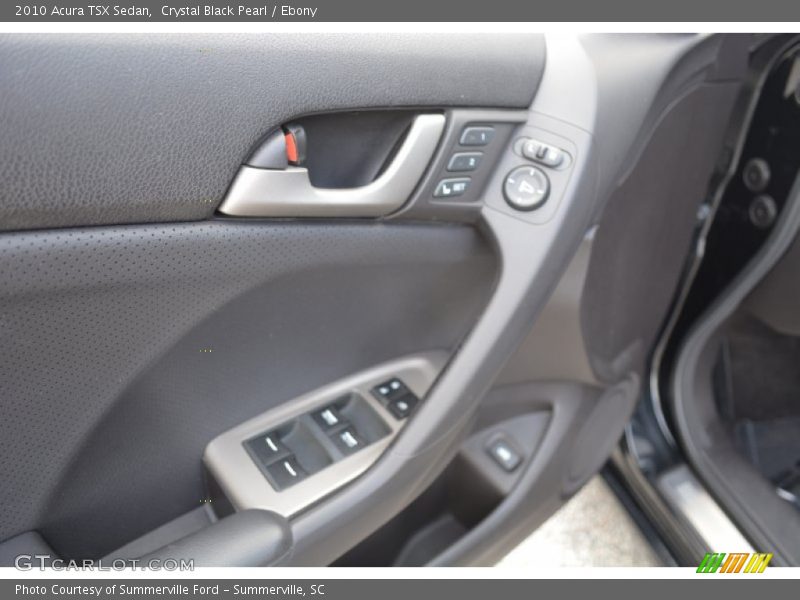 Crystal Black Pearl / Ebony 2010 Acura TSX Sedan